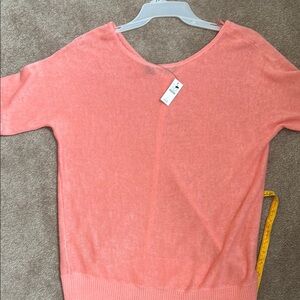 Talbots Coral Sweater NWT